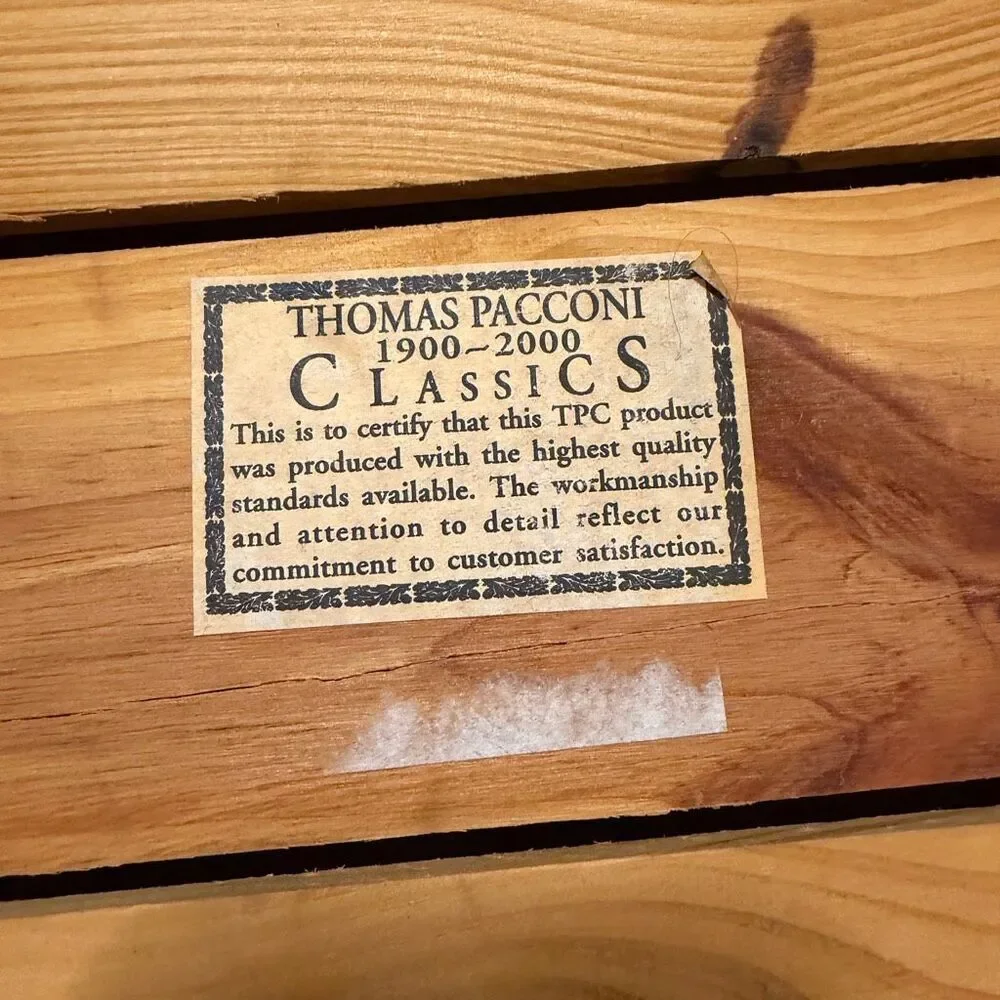 Thomas Pacconi Classics Wooden Empty Box